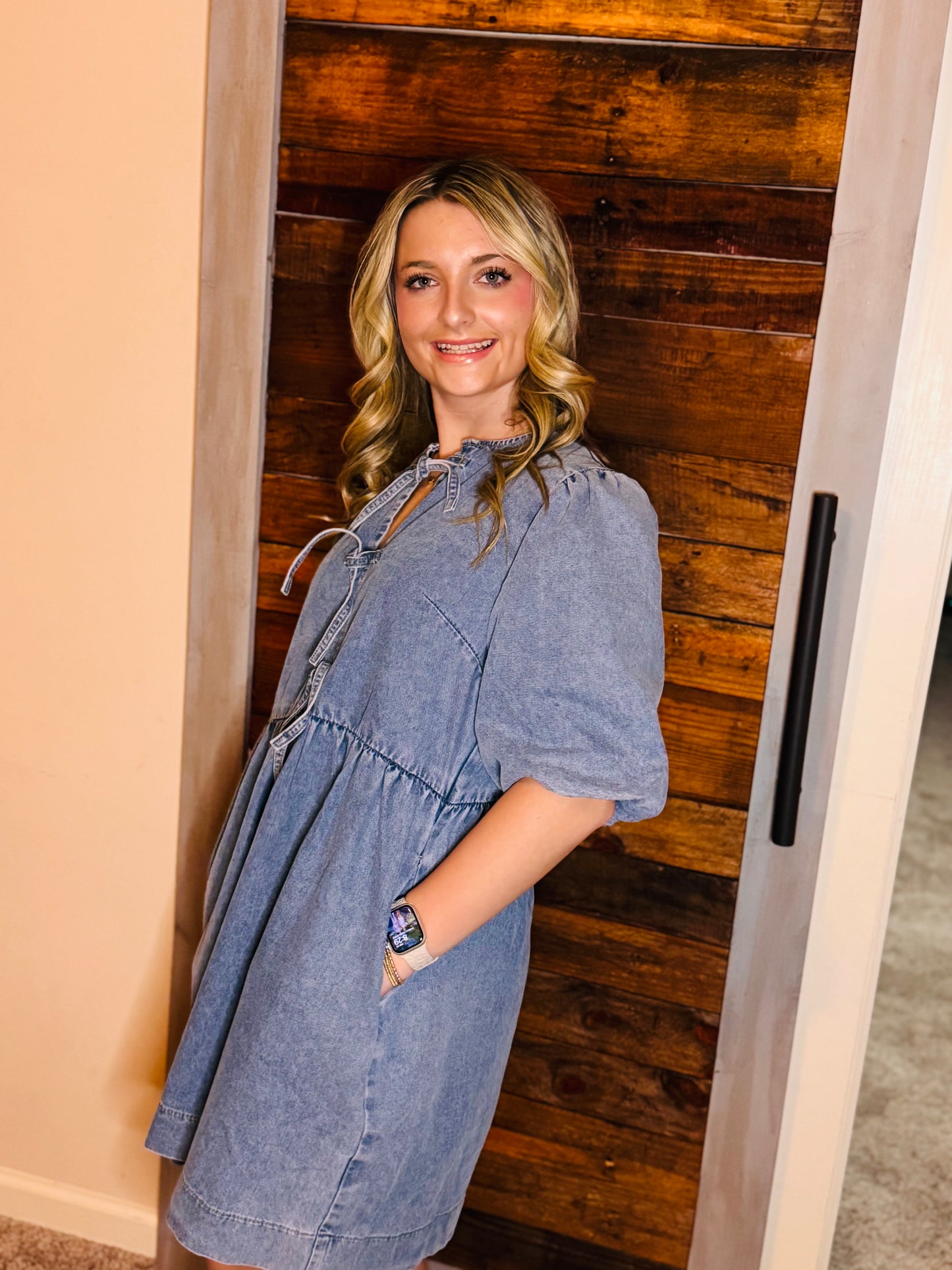 Barefoot Blue Jean Night Mini Dress