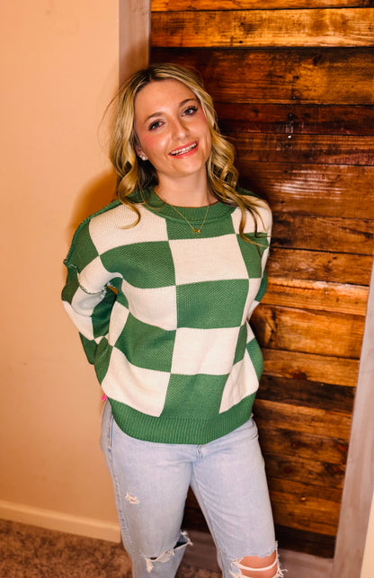 Emerson Plaid Sweater