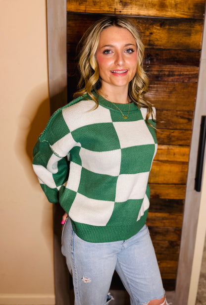 Emerson Plaid Sweater