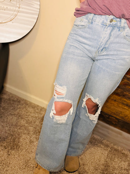 Date Night De-Stressed Jeans